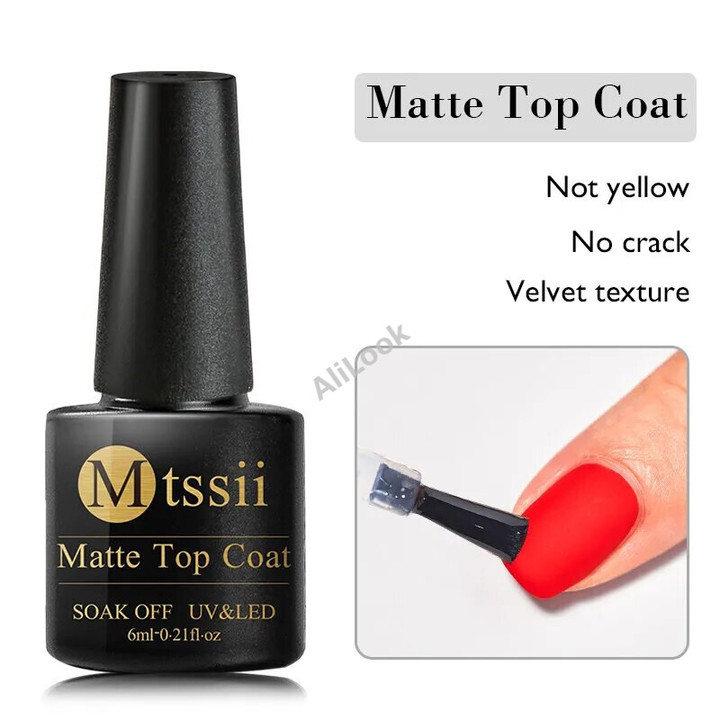 Mtssii 6ml Reflective Gel Nail Polish Glitter Laser Sparkling Effect Semi Permanent Soak Off UV Gel Varnish Nail Art Manicure