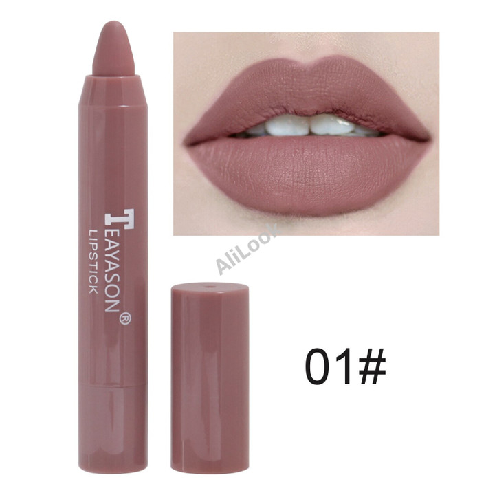 Matte Lipstick Red 12 Colors Sexy Lipstick Waterproof Long Lasting Color SO10561281