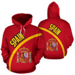 Spain Hoodie Wave Flag Color TH90 - Amaze Style™