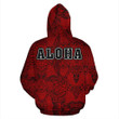 Aloha Turtle Polynesian Hoodie - Amaze Style™-ALL OVER PRINT HOODIES (P)