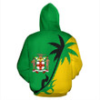 Jamaica Coconut Tree Hoodie K4 - Amaze Style™