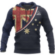 Australia Flag All Over Print Hoodie NNK 1401 - Amaze Style™-Apparel