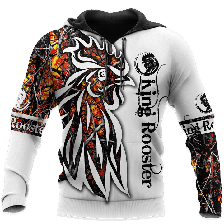 Rooster Camo 3D All Over Printed Unisex Deluxe Hoodie ML - Amaze Style™-Apparel