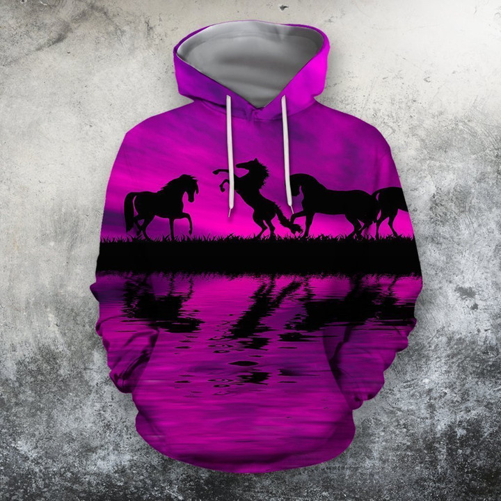3D All Over Print  Animals Horse Hoodie - Amaze Style™
