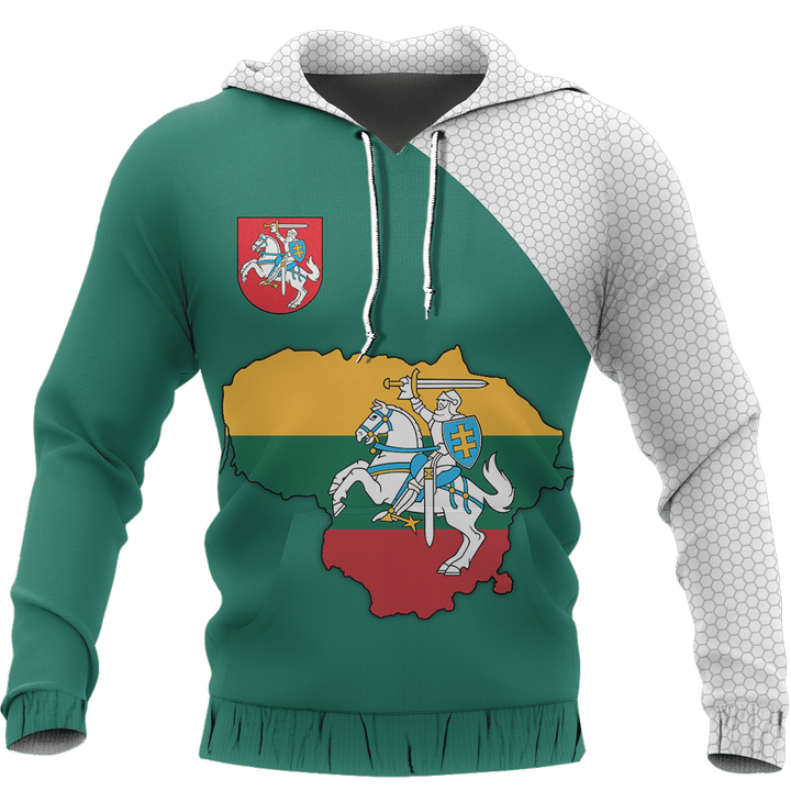 Lithuania Map Special Pullover Hoodie - Amaze Style™-Apparel