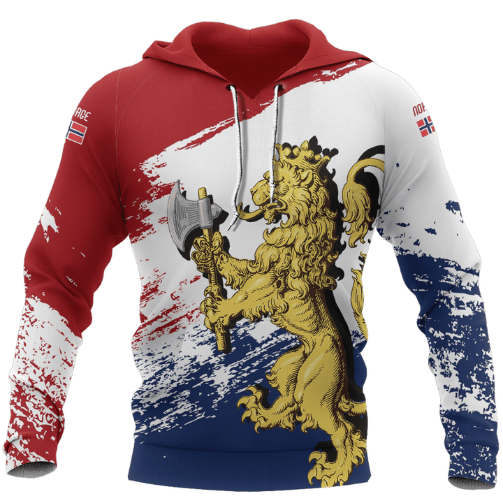Norway Royal Lion Pullover Hoodie A0 - Amaze Style™