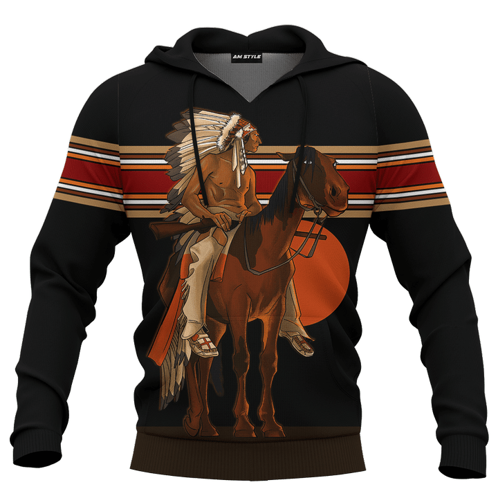 Indian Horse Native American Style Customized All Over Printed Shirts - Am Style Design - Amaze Style™