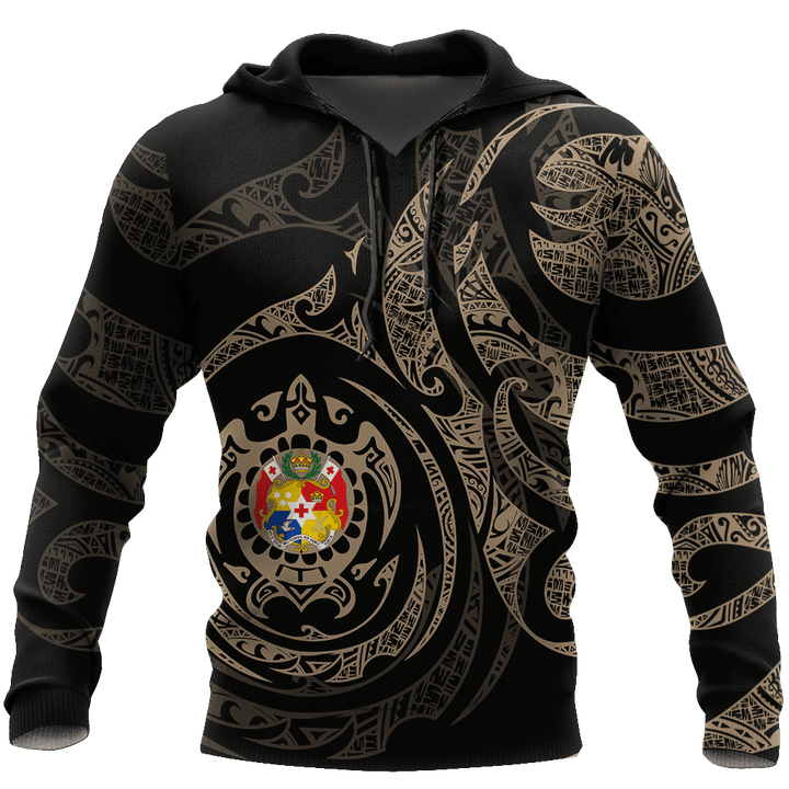 Tonga in My Heart Polynesian Tattoo Style 3D Printed Shirts AM190205 - Amaze Style™-Apparel