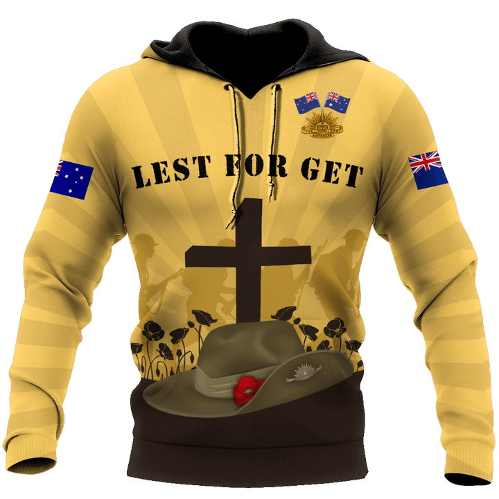 Lest We Forget Anzac Day 3D Printed Unisex Shirts - Amaze Style™