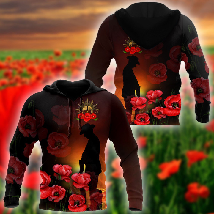 Premium Anzac Day Poppy 3D Printed Unisex Shirts TN NTN05042104 - Amaze Style™