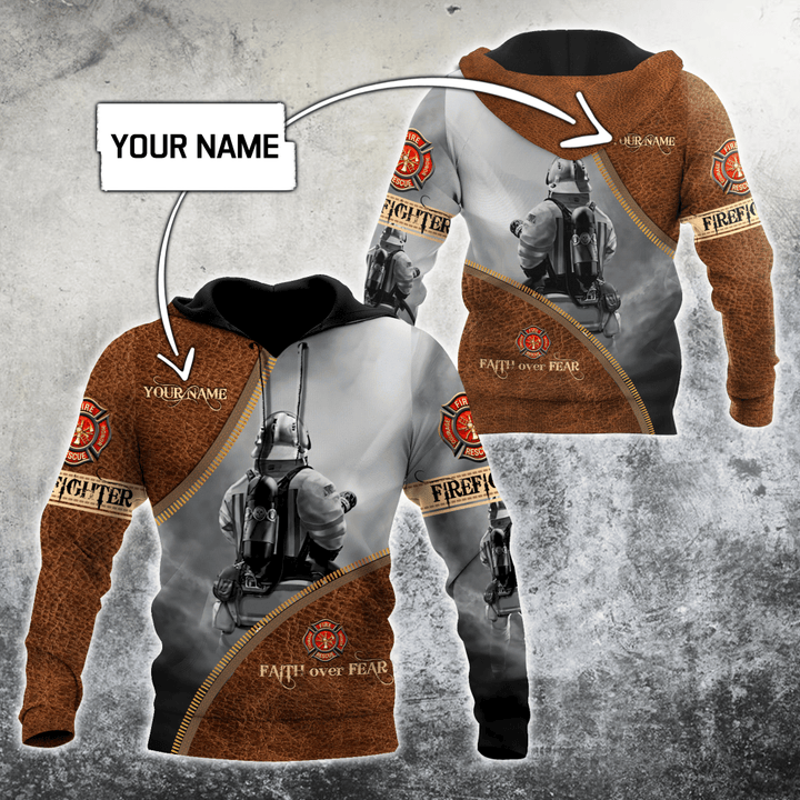 Customize Name Silent Warrior Firefighter Hoodie For Men And Women MH06022101 - Amaze Style™