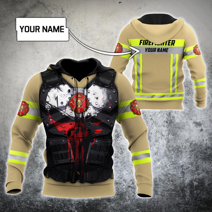 Customize Name Firefighter Hoodie Shirts For Men And Women MH05122006 - Amaze Style™-Apparel