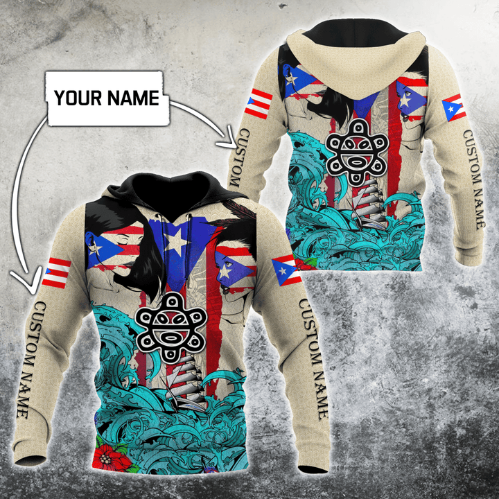 Custom Name Sweet Girls Puerto Rico Hoodie For Men And Women MH16032107 - Amaze Style™