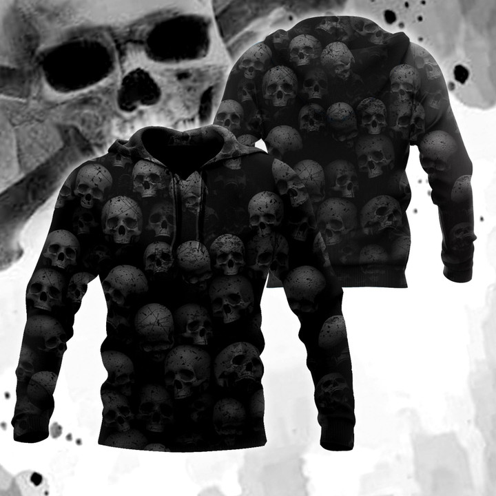 Dark Skull Hoodie For Men And Women MH0409205 - Amaze Style™-Apparel