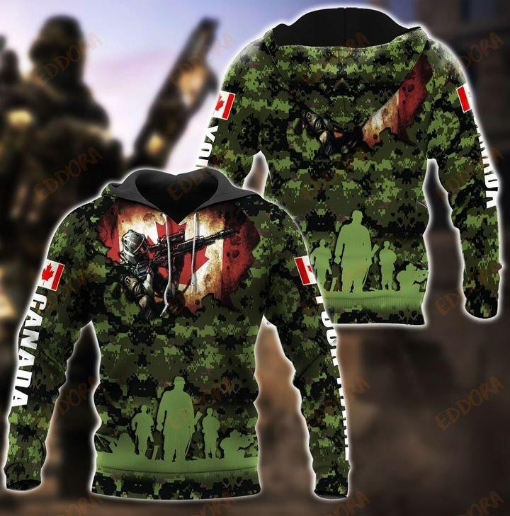 Personalized Name XT Canadian Veteran - Remembrance Day Pullover 3D All Over Printed Shirts 15032111.CXT - Amaze Style™