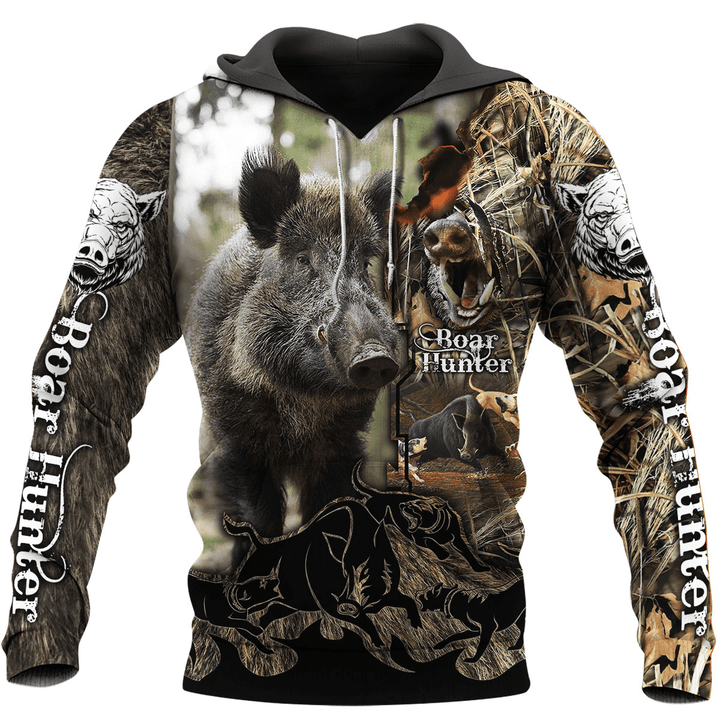 PL436 WILD BOAR 3D ALL OVER PRINTED SHIRTS - Amaze Style™-Apparel