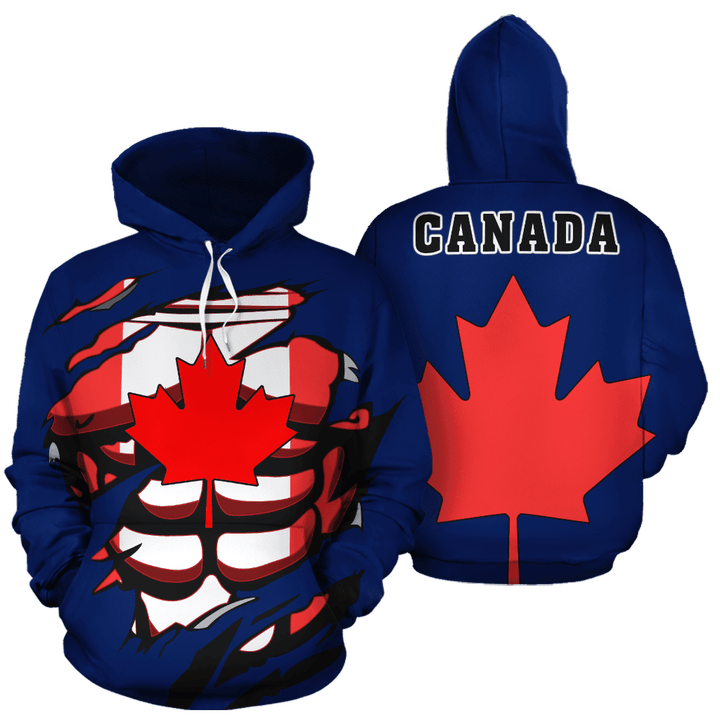 Canada In Me All-Over Hoodie Maple Leafs PL - Amaze Style™