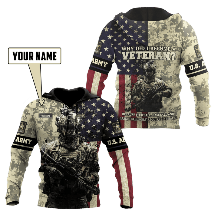 US Army Veteran 3D All Over Printed Shirts For Men and Women DQB16102001ST - Amaze Style™-Apparel