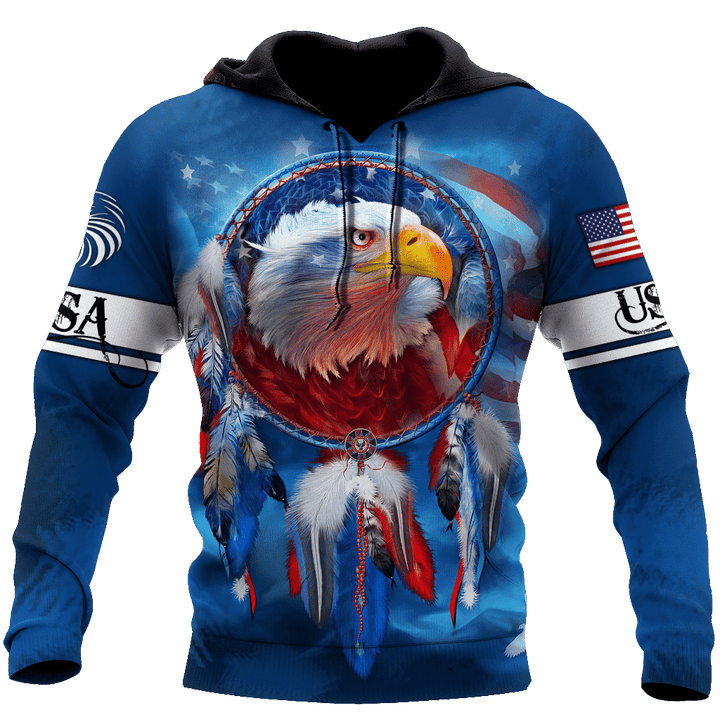 Eagle American Flag 3D All Over Printed Shirts For Men & Women - Amaze Style™-Apparel