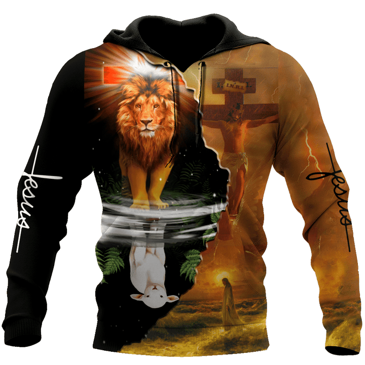 Jesus Lion Lamp 3D All Over Printed Shirts - Amaze Style™