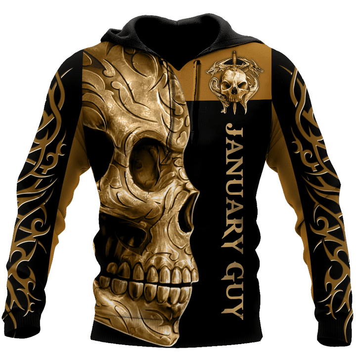 January Guy Skull 3D All Over Printed Shirts For Men and Women MH1012200S1 - Amaze Style™-Apparel