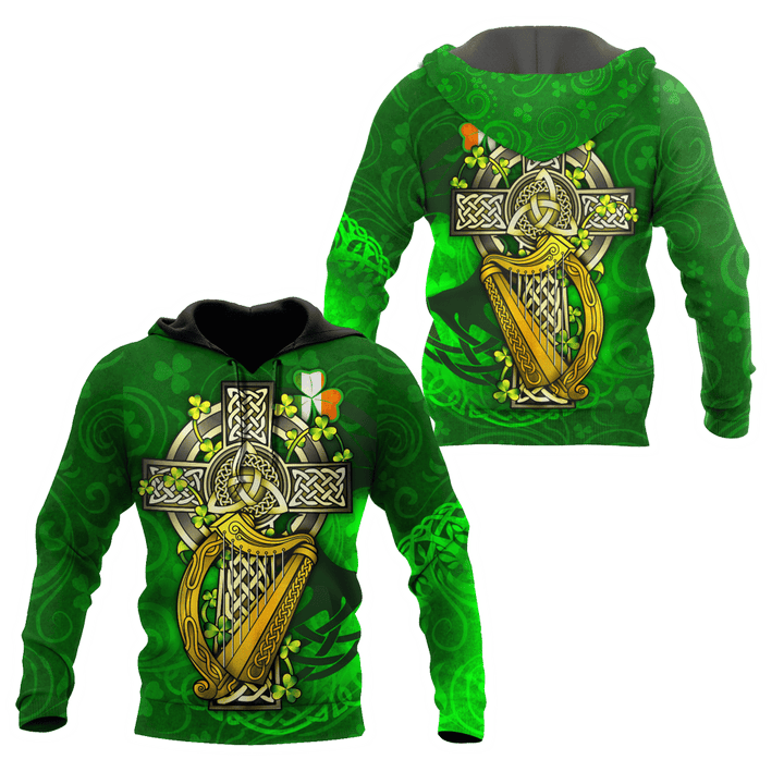 Irish Harp 3D All Over Printed Shirts For Men and Women - Amaze Style™-Apparel