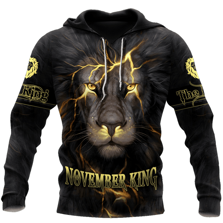 November Lion 3D All Over Printed Unisex Shirts Pi21012111 - Amaze Style™-Apparel