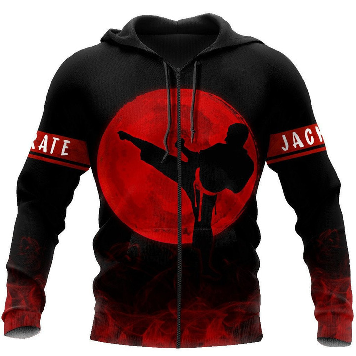 Customize Name Karate 3D All Over Printed Unisex Shirts - Amaze Style™-Apparel