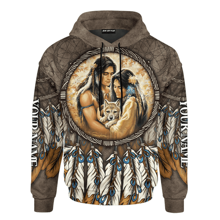 Native American Couple You And Me We Got This Native Patterns Customized 3D All Over Printed Shirt - 
