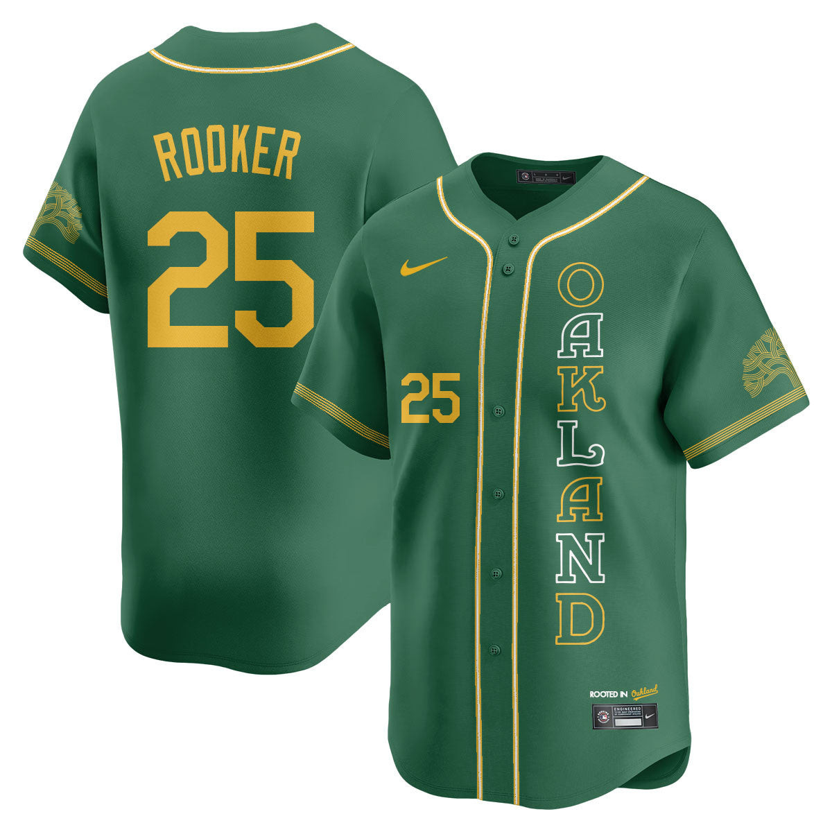 Men's Oakland Athletics City Connect Concept Jersey - All Stitched