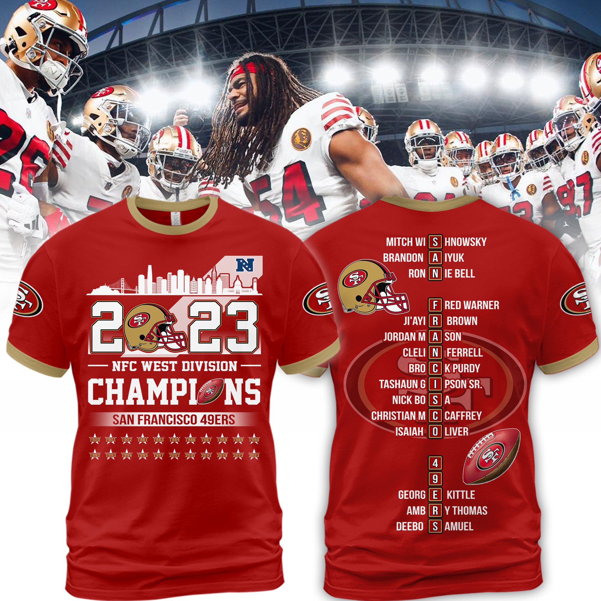 San Francisco 49ers 2023 NFC West Division Champions