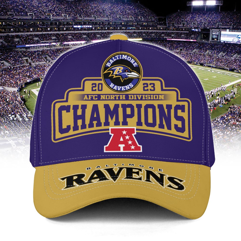 Baltimore Ravens AFC North Division Champions Caps