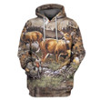 3D All Over Print Deer Hunting Shirt - TrendZoneTee