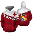 Tonga Coat Of Arms Hoodie - Vivian Style J9 - TrendZoneTee