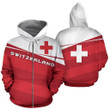 Switzerland Flag Hoodie - Vivian Style J9 - TrendZoneTee