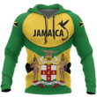 Jamaica Doctor Bird Hoodie Coat Of Arms Map Th5 - TrendZoneTee