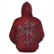 Lithuania Red Armor Hoodie - TrendZoneTee-Apparel