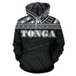Tonga All Over Hoodie - Polynesian Black Version - BN01 - TrendZoneTee