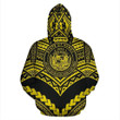 Hawaii Polynesian Tribal Hoodie - New Warrior Style Yellow Color - AH J1 - TrendZoneTee