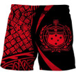 Samoa Polynesian Hoodie - Circle Style Red Color - AH - J1 - TrendZoneTee-ALL OVER PRINT HOODIES (P)