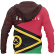 Vanuatu Flag Curve Concept Pullover Hoodie NVD1199 - TrendZoneTee