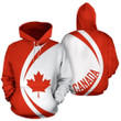 Canada Maple Leaf Hoodie - Circle PL - TrendZoneTee