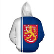 Finland All Over Zip-Up Hoodie - Straight Version NVD1253 - TrendZoneTee