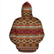 Bison Arrow Brown Native American Pride All Over Hoodie NVD1307 - TrendZoneTee-Apparel