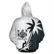 Coat of Arms Fiji Hoodie Coconut Tree