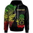 Cook Islands Custom Personalized Hoodie Flash Style Reggae