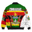 Hoodifize Clothing - Zimbabwe Active Flag Bomber Jacket A35