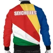 Hoodifize Jacket - Seychelles Flag Men's Bomber Jacket J0