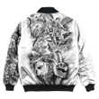 Madagascar Bomber Jacket Angel of the Lord - Famous Body Tattoo Style (You can Personlized Custom) A7