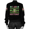 Hoodifize Jacket - I Am Black History AKA Sorority Bomber Jacket J0